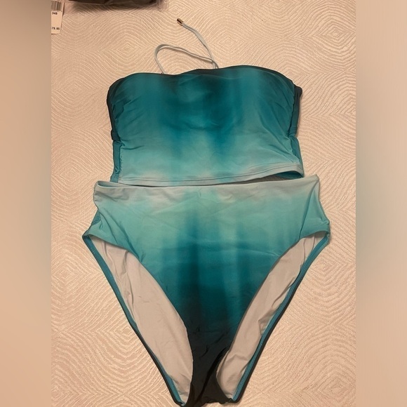 LA BLANCA
Ocean Ombré Tankini TOP SIZE 10 BOTTOMS SIZE 14 - Picture 4 of 14
